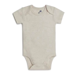 Short Sleeve Solid Organic Cotton Bodysuits (5 Pack)