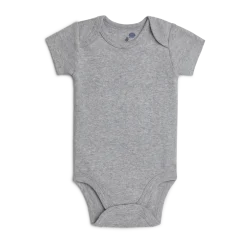 Short Sleeve Solid Organic Cotton Bodysuits (5 Pack)