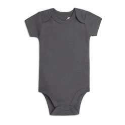 Short Sleeve Solid Organic Cotton Bodysuits (5 Pack)