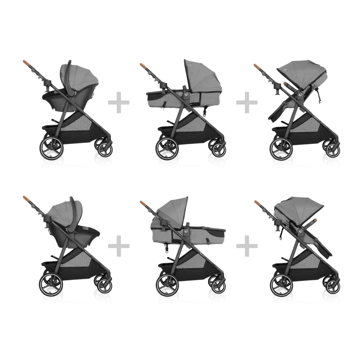 Shyft Intuiti Travel System with Revolve180 LiteMax NXT Rotational Infant Car Seat