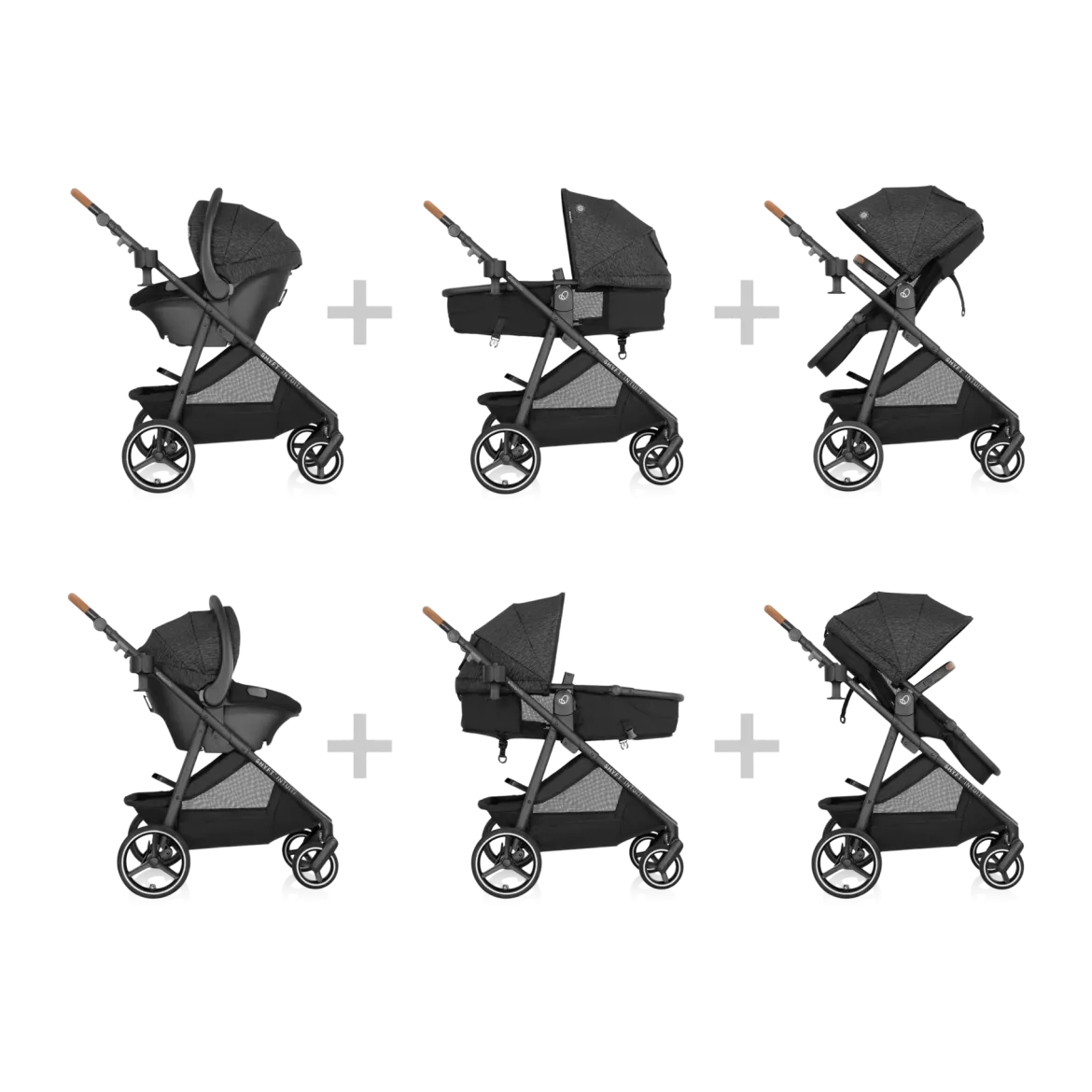Shyft Intuiti Travel System with Revolve180 LiteMax NXT Rotational Infant Car Seat