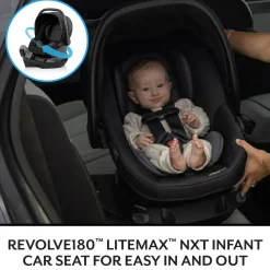 Shyft Intuiti Travel System with Revolve180 LiteMax NXT Rotational Infant Car Seat