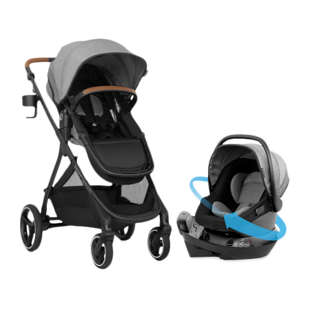 Shyft Intuiti Travel System with Revolve180 LiteMax NXT Rotational Infant Car Seat