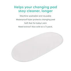 2-Sided Waterproof Changing Pad + Reusable Liner