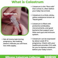 Silicone Colostrum Collector Set