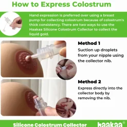Silicone Colostrum Collector Set