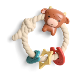 Silicone Teether with Rattle