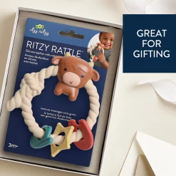 Silicone Teether with Rattle