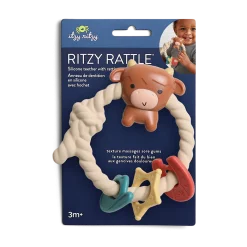 Silicone Teether with Rattle