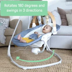 SimpleComfort Compact Soothing Baby Swing