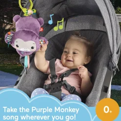 Sing & Go Purple Monkey