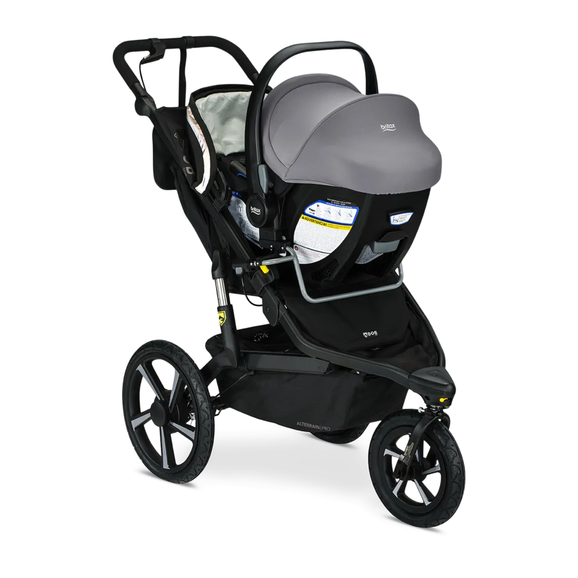 Single Jogging Stroller Adapter for Select Britax Infant Car Seats