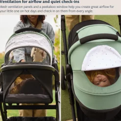 Single-to-Double Stroller 3.0 and Bassinet Bundle