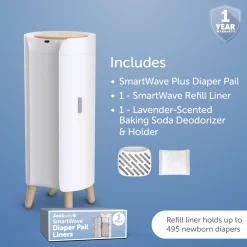 SmartWave Plus Touch-Free Diaper Pail