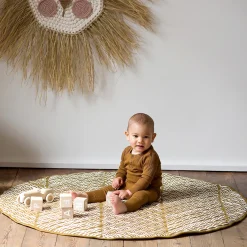 Snuggle Quilted Cotton Play Mat