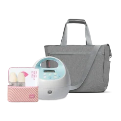 S1 Plus Electric Breast Pump with Tote Bag and Accessories