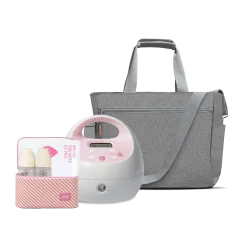 S2 Plus Electric Breast Pump with Tote Bag and Accessories