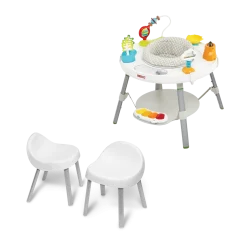 3-Stage Activity Center and Kid Chairs Bundle