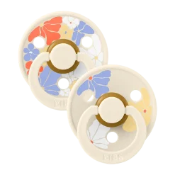 Studio Morning Bloom Colour Natural Rubber Pacificier (2-pack)