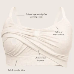 Sublime Bamboo Viscose Hands-Free Pumping Lounge & Sleep Bra
