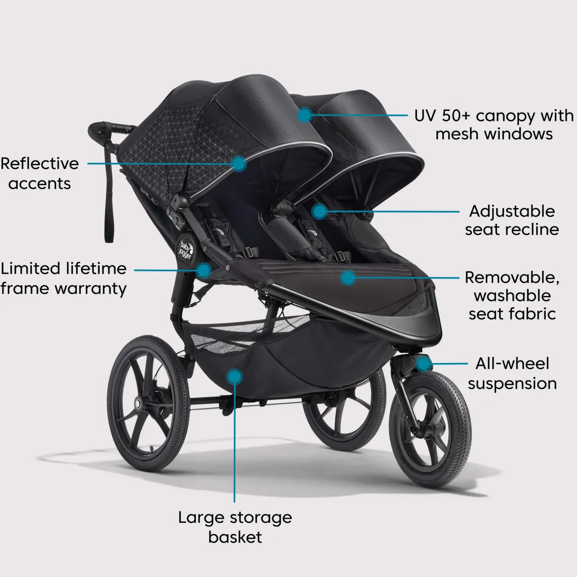 Summit X3 Double Jogging Stroller