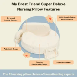 Super Deluxe Organic Nursing Pillow