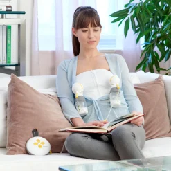 Swing Maxi Double Electric Breast Pump with Bag and Accessories