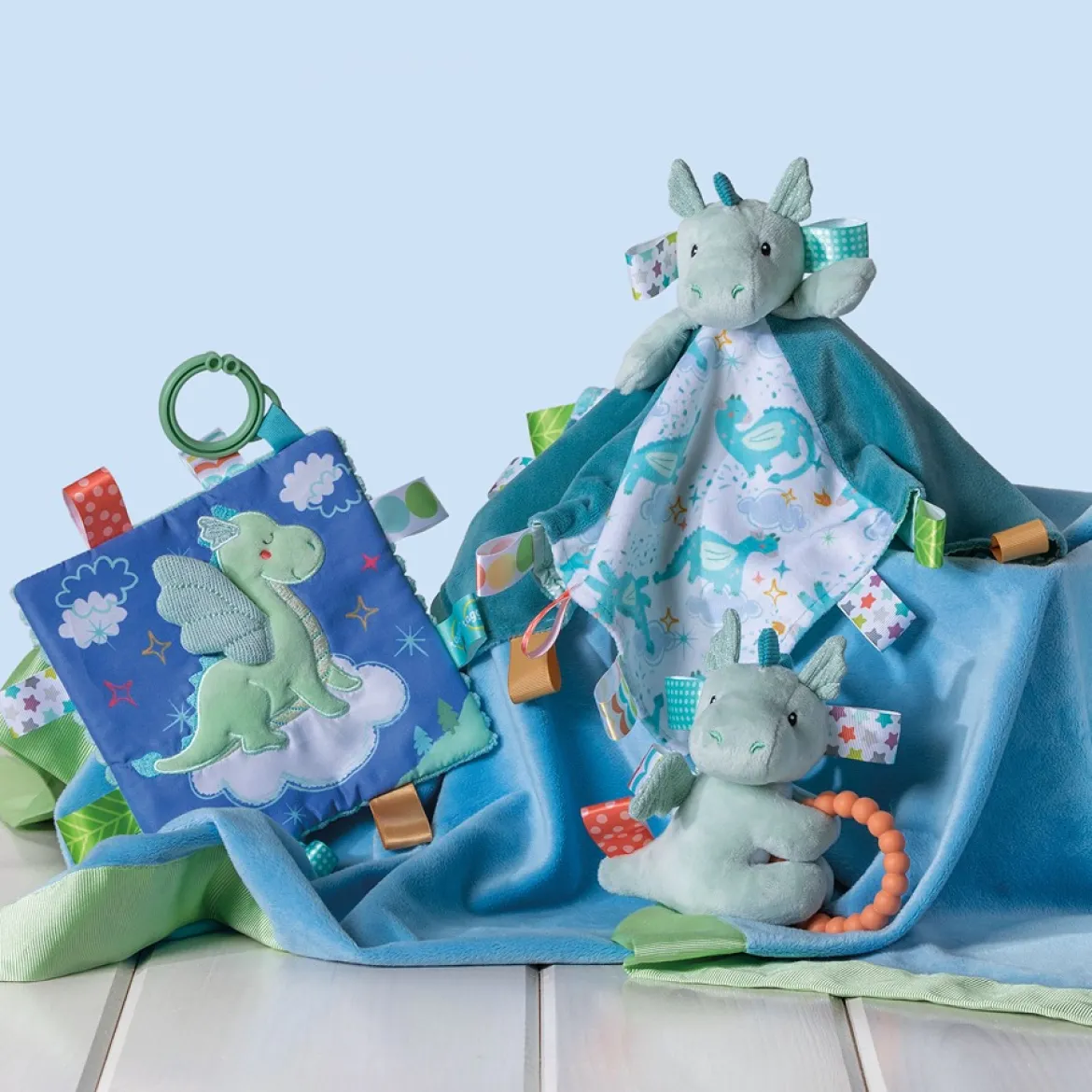 Taggies Drax Dragon Teether Rattle