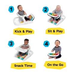 Tappin Tunes' Learn to Sit 4-in-1 Floor Seat