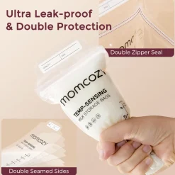 Temp-Sensing Milk Storage Bags