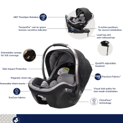 The Kindred Collection Peri 180 Rotating Infant Car Seat