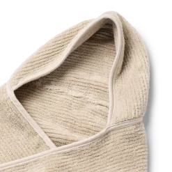 The Organic Ribbed Hooded Towel
