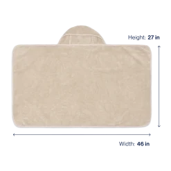 The Organic Ribbed Hooded Towel