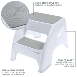 Toddler & Me 2-Step Stool, 2 Piece Set