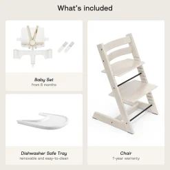 Tripp Trapp High Chair² + Tray Bundle