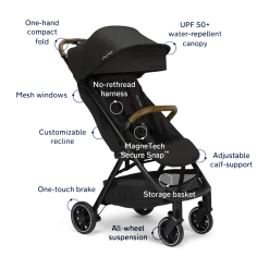 TRVL Easy Fold Compact Stroller & Carry Bag