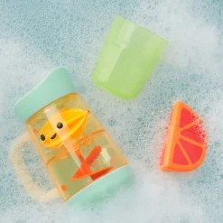 Tub-to-Table Cafe Swirl & Splash Lemonade Bath Toy Set