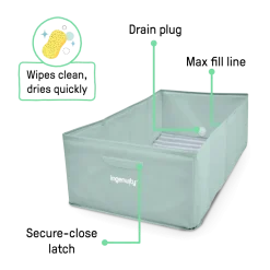 Tuckaway Toddler Tub, Converts Shower to Tub