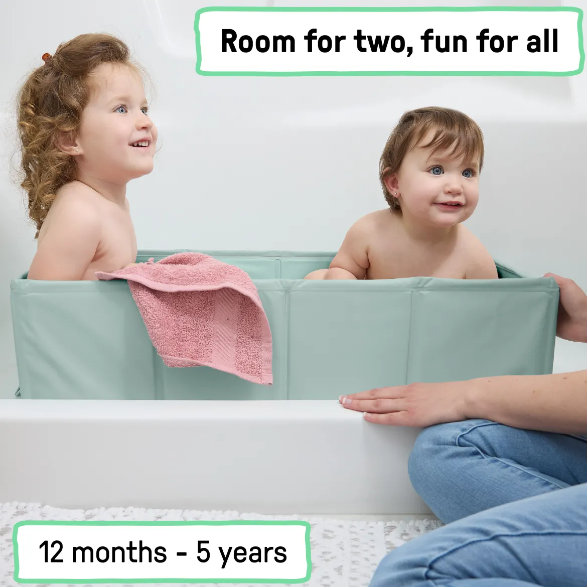 Tuckaway Toddler Tub, Converts Shower to Tub