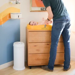 Ubbi x Babylist Matte Steel Diaper Pail
