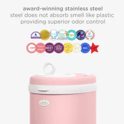Ubbi x Babylist Matte Steel Diaper Pail