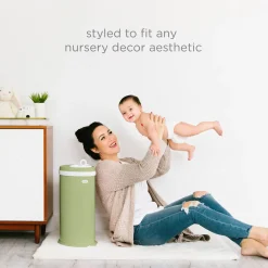 Ubbi x Babylist Matte Steel Diaper Pail
