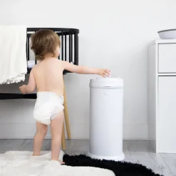 Ubbi x Babylist Matte Steel Diaper Pail