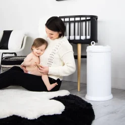 Ubbi x Babylist Matte Steel Diaper Pail