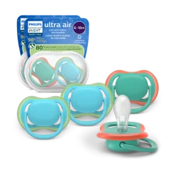 Ultra Air Pacifier 6-18M (4 Pack)