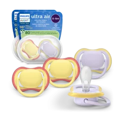 Ultra Air Pacifier 0-6M (4 Pack)
