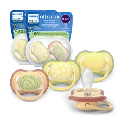 Ultra Air Pacifier 0-6M (4 Pack)