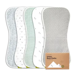 Urban Burp Cloths (5 Pack)