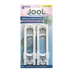 U Shape Sliding Cabinet Locks (4 Pack)