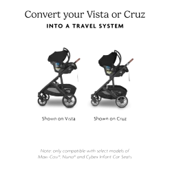 Vista & Cruz Car Seat Adapters for Maxi-Cosi, Nuna and Cybex